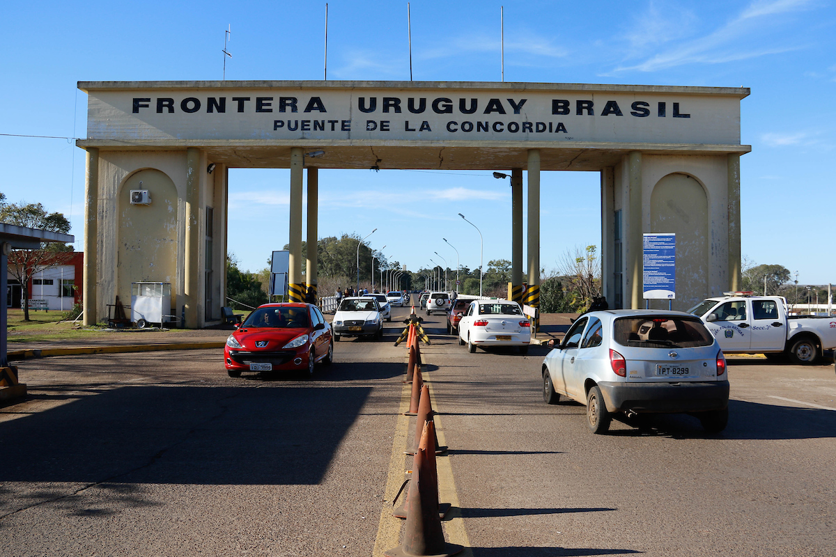 Frontera de Uruguay y Brasil